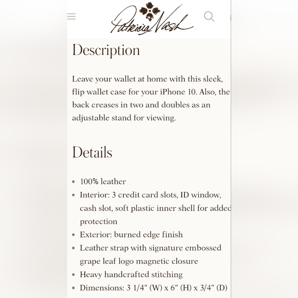 2 For $15🍀Patricia Nash Brenna iPhone X Case - Picture 6 of 7